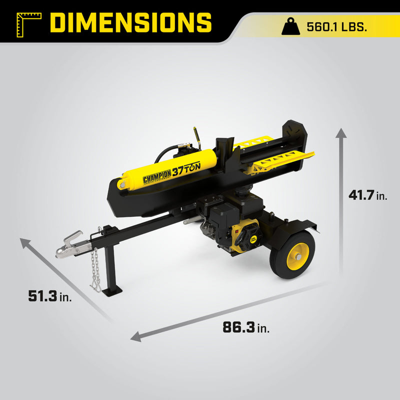 37-Ton Log Splitter